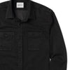 Austin Utility Shirt – Black Cotton Twill