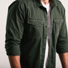 Austin Utility Shirt – Dark Green Cotton Twill