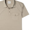 Author Short Sleeve Polo Shirt –  Desert Sand Cotton Jersey