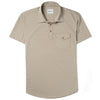 Author Short Sleeve Polo Shirt –  Desert Sand Cotton Jersey