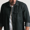 Author Casual Shirt – Black Cotton Denim