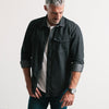 Author Casual Shirt – Black Cotton Denim