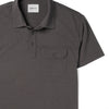 Builder Short Sleeve Polo Shirt –  Slate Gray Cotton Jersey