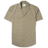 Pioneer Short Sleeve Camp Collar Shirt – Light Fatigue Stretch Poplin