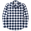 Constructor Utility Shirt – Navy Cotton Oxford Check