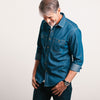 Craftsman Utility Shirt – Medium Blue Cotton Denim