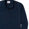 Curator Utility Shirt – Navy Blue Cotton Oxford