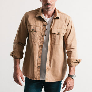 Distiller Shirt-Jacket - Khaki Heavy Twill