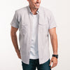 Editor Short Sleeve Utility Shirt – Aluminum Gray Oxford