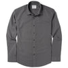 Essential Spread Collar Casual Shirt - Slate Gray Stretch Cotton Poplin