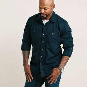 Fixer Utility Shirt – Dark Navy Twill