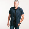Fixer Short Sleeve Utility Shirt – Dark Navy Cotton Twill