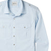 Guide Utility Shirt – Light Blue Stretch Cotton Poplin