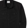 Maker Shirt – Black Cotton Oxford