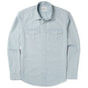 Shepherd Western Shirt – Light Blue Cotton Twill