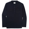 Pioneer Henley Shirt –  Navy Cotton Jersey