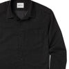 Myers Casual Shirt – Black Cotton Stretch Twill