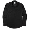 Myers Casual Shirt – Black Cotton Stretch Twill