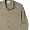 Guide Utility Shirt – Light Fatigue Green Stretch Cotton Poplin