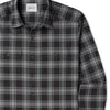 Smith Utility Shirt – Black & Gray Plaid Cotton Oxford