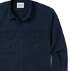 Work Utility Shirt – Dark Navy Cotton Twill