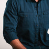 Work Utility Shirt – Dark Navy Cotton Twill