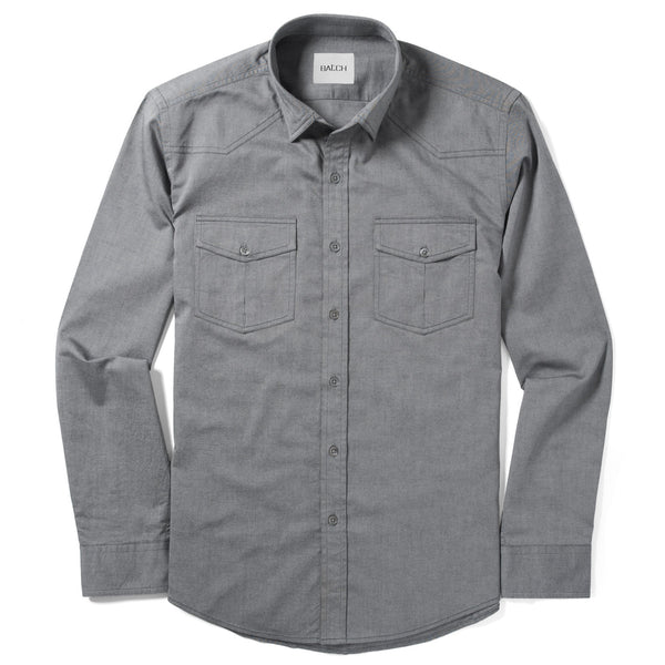 Men's Work Shirt - Maker In Flint Oxford | Batch